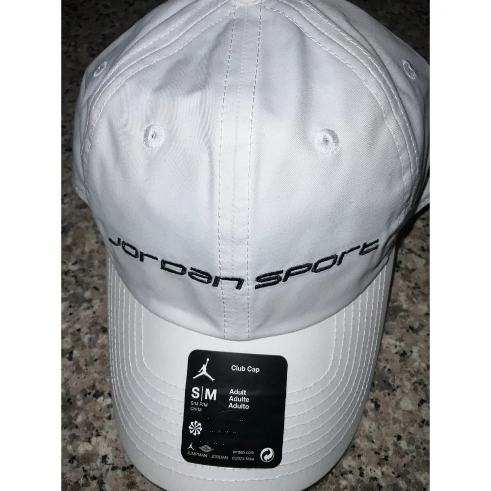 Air Jordan Sport Club Cap White Jumpman Size S/M Hat New